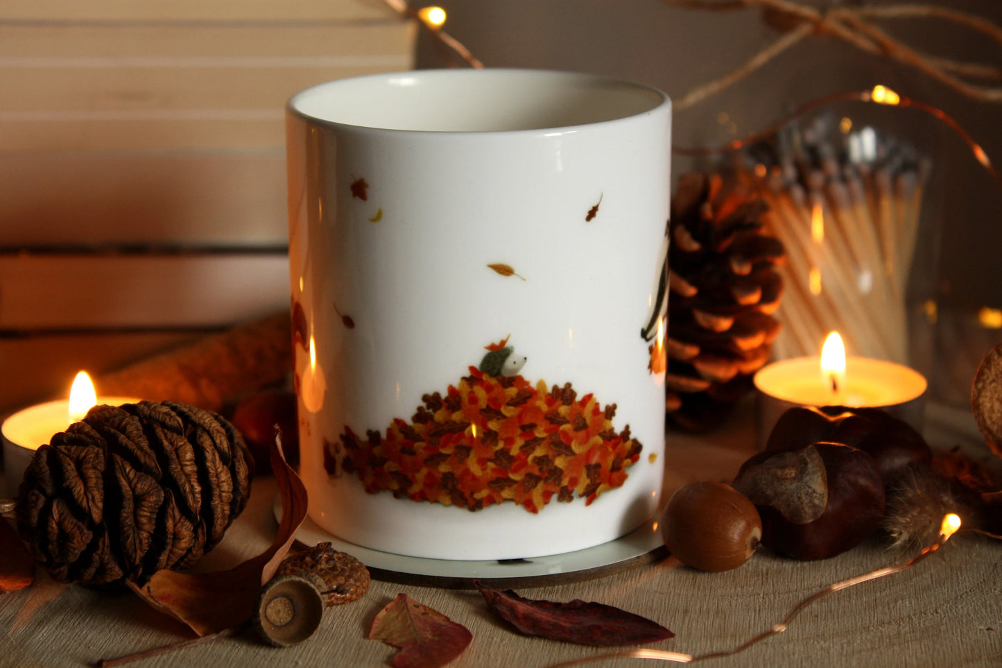 Autumn Bone China Mug (Double Sided)